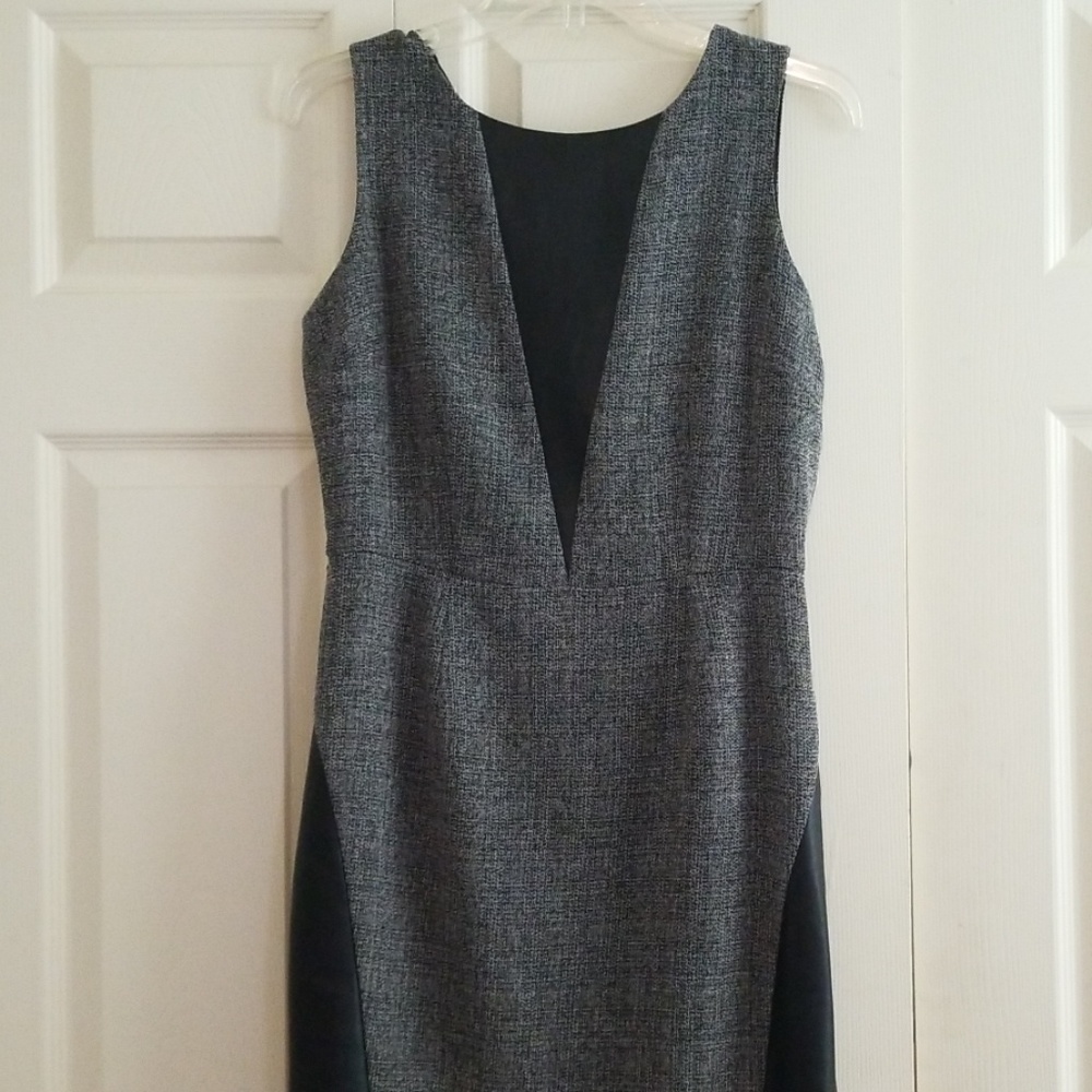 Black and grey dress